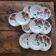 Set of 11 Vernon pattern soup plates, 1940s