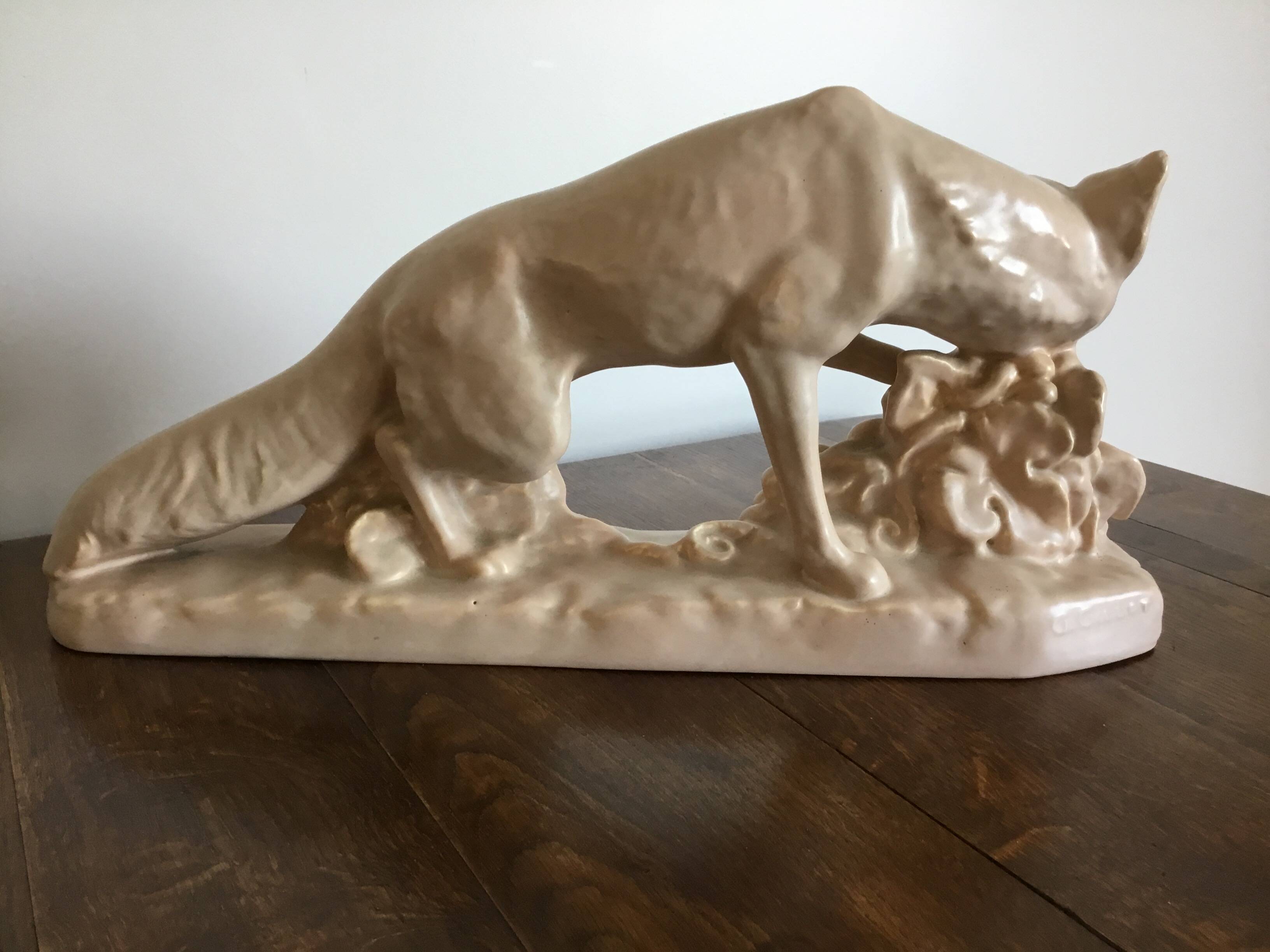 Statue "Le Renard à la grappe de raisin"