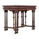 Bureau d’écrivain en noyer sculpté de style Renaissance, fin du XIXe siècle