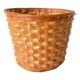straight wicker plant pot 19 x 15 cm