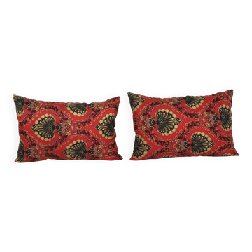 Lot de 2 housses de coussin turque vintage 56x41 cm