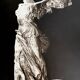 Silver photo of an antique statue, early 20th century