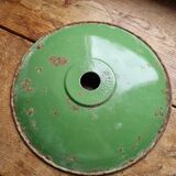 Industrial enamelled sheet metal wall light