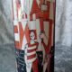 Bouteille à whisky design en porcelaine décor à la main signé su re da made in spain 9/17