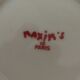 2 coffee cups with 2 porcelain saucers maxim's de paris