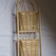Door e-mail has suspending wicker