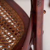 Set of bended wooden chairs