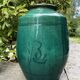 Pair of Japanese enameled stoneware vases