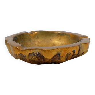 Brutalist 50s Brass Ashtray or pocket emptier