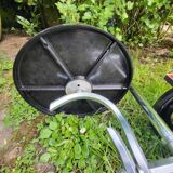 Chrome and Bakelite ashtray by Demeyere