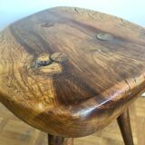 Solid olive stool