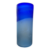 Vintage vase in two-tone glass paste