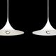 Ensemble de 2 lampes suspendues 'Semi' 38 cm Fog & Mørup / Torsten Thorup / Claus Bonderup / design danois moderne