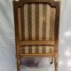 Queen's chair in gilded wood Louis XVI style