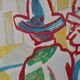 Color lithograph by Rolland Aymery, 1991