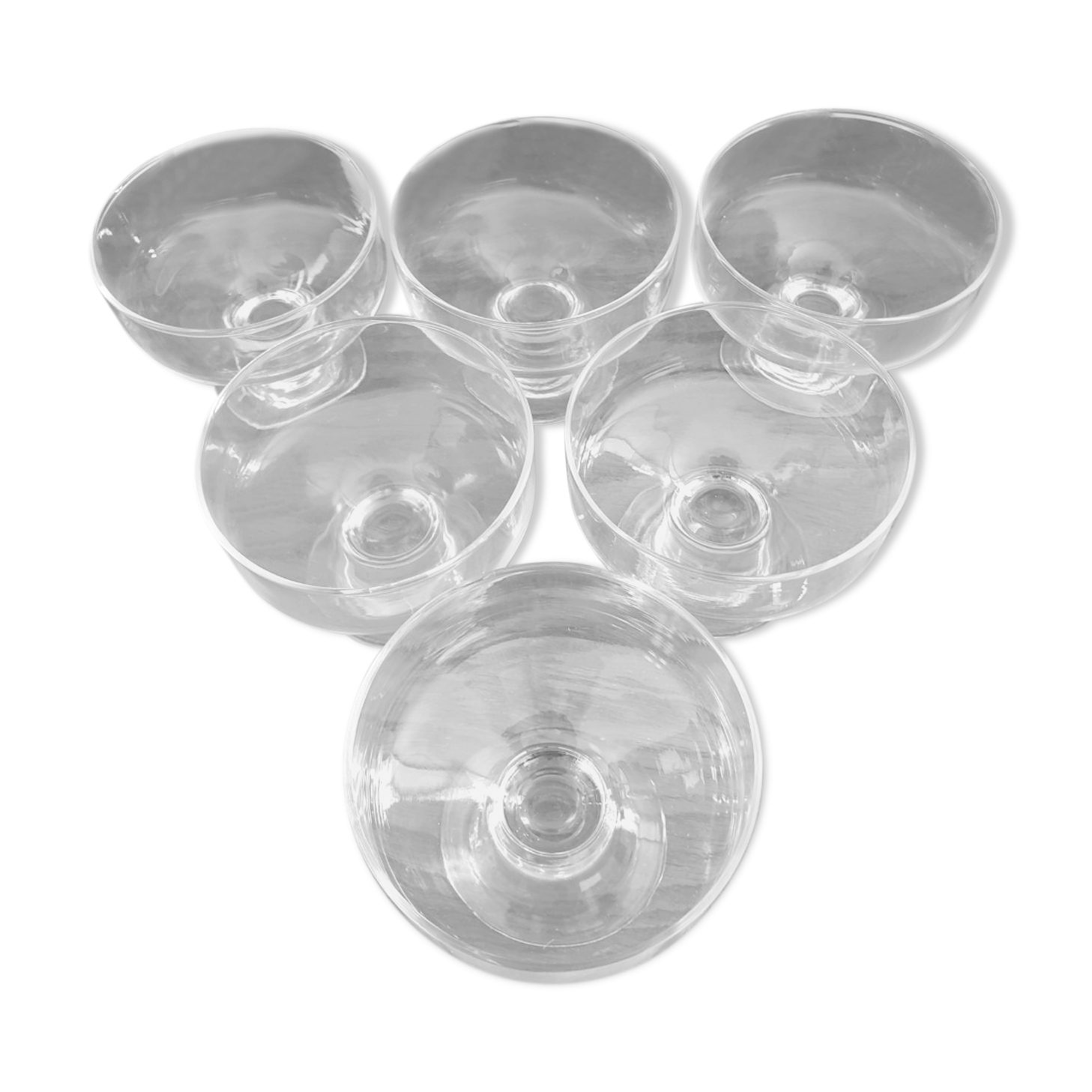 Set of 6 vintage dessert cups