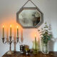 Octagonal vanity mirror 1950