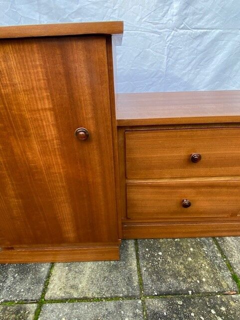Vintage MCM teak 2 tier sideboard
