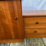 Vintage MCM teak 2 tier sideboard