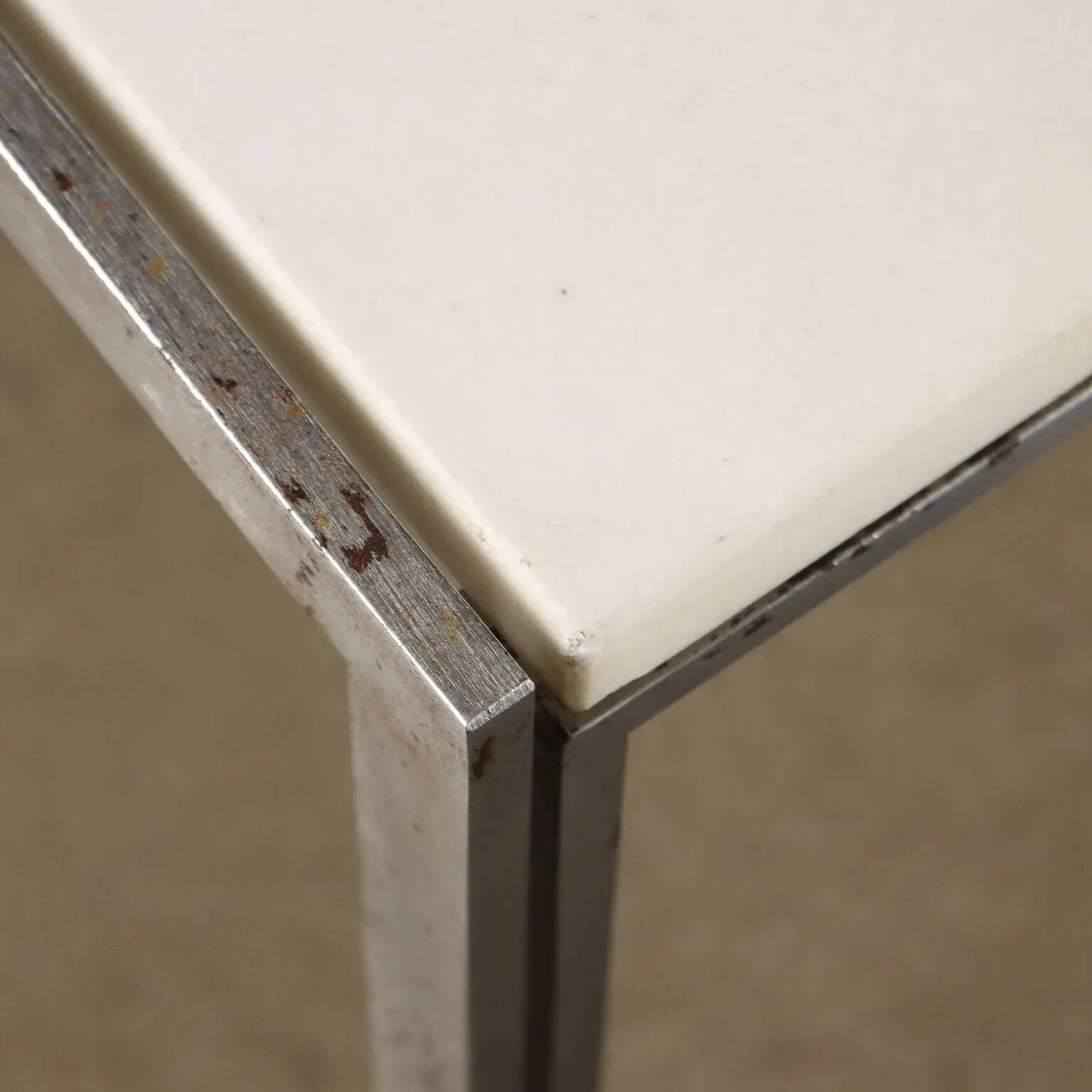 1960s vintage table by Ross Littel for ICF Steel Italy