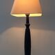 Large vintage lamp 70s wooden