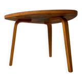 Vintage "bowwood" table in light wood