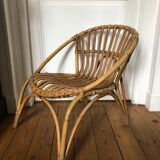 Children's rattan chair