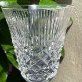 6 anciens verres à vin en cristal taillé
