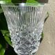 6 anciens verres à vin en cristal taillé