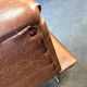 Fauteuil / canapé / canapé vintage couleur cognac