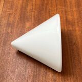 Wall lamp in glass from the Postmodern T+L Royal Typ L 133 series by Keuco, 1980s.