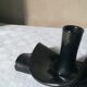 Black ceramic candlestick