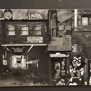 Large black and white artworks / photo collage (160x50)