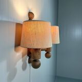 Uno Kristiansson wall lamp Pinus for Luxus Sweden 1970’s