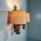 Uno Kristiansson wall lamp Pinus for Luxus Sweden 1970’s