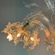Venetian chandelier in colorless Murano glass, 7 light arms circa 1930