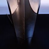 Sculptural Italian chromed metal table lamps, 1960s, Set of 2