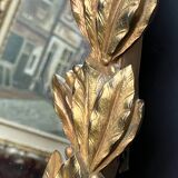 Solid gilded bronze mirror