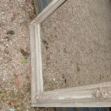 Large antique mirror/wooden frame
