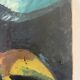Abstract composition, oil on canvas signed Nantois or