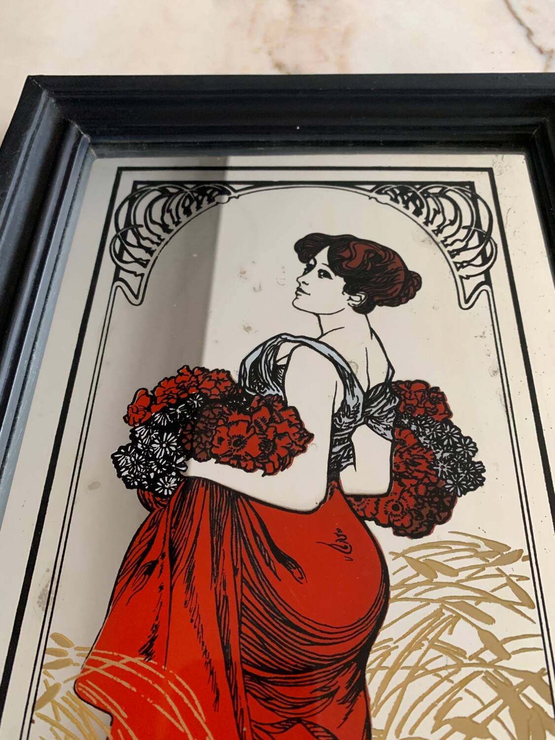 Alphonse Mucha mirrors “The 4 seasons”