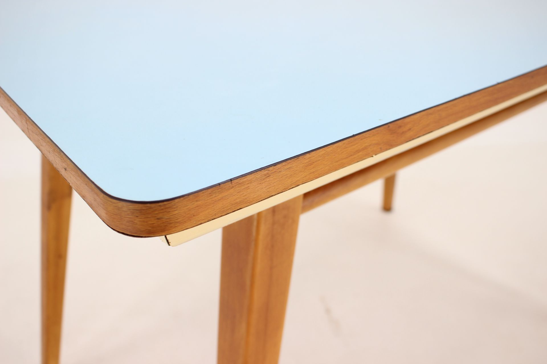 1960s Wood and Umakart Dining Table by Nový Domov, Czechoslovakia
