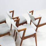 Schou Andersen set of six teak ‘model 42’ dining chairs – Kai Kristiansen