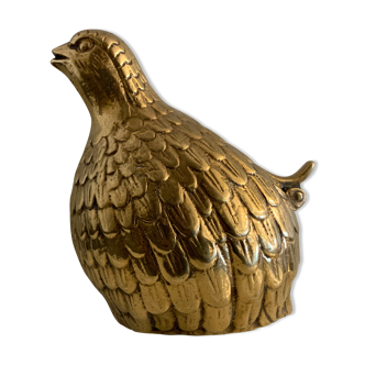 Cendrier en bronze zoomorphe oiseau de Valenti, Espagne