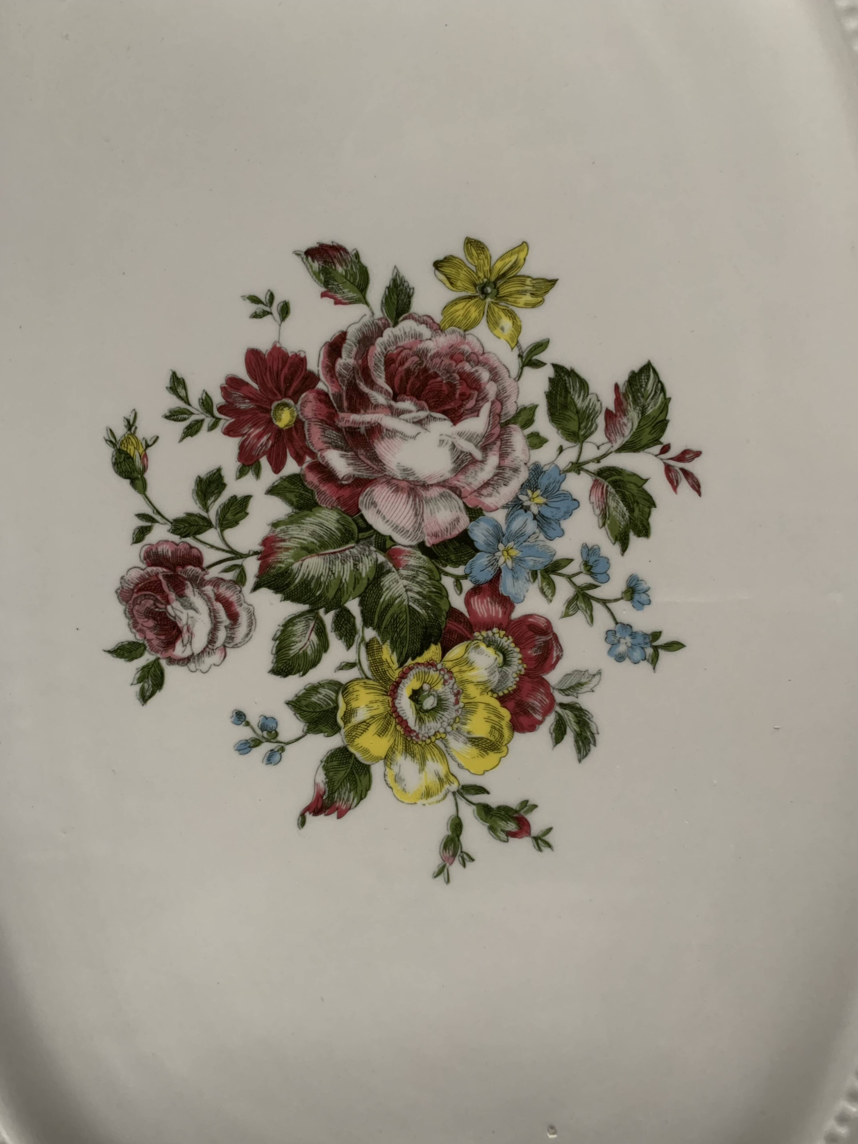 Luneville oval dish