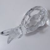 crystal rabbit trinket tray