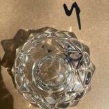 Chrsytal candle holder from reims-signed