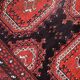 Tapis baloutche afghan ancien noué à la main 116 cm x 210 cm - rouge et marron (1C1195)