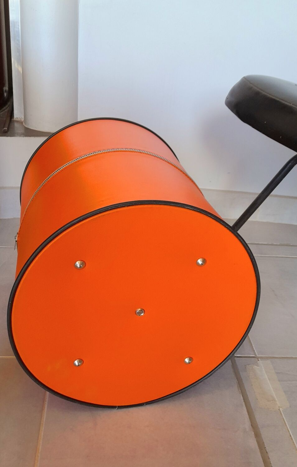 Hat box or bottle rack 70s