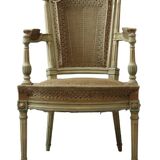 Louis XVI armchair with column